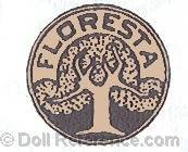 Scheyer & Company doll mark Floresta with tree inside a circle