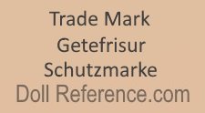 Anna Thiele doll wigs mark Trade Mark Getefrisur Schutzmarke