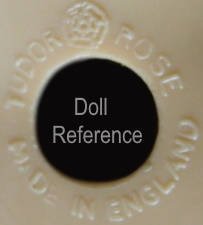 Tudor Rose Doll Company doll mark made in England 1950s