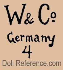 Wiefel & Co doll mark W & Co 4