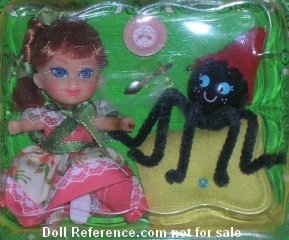 Storybook Kiddle 3545 Liddle Middle Muffet doll 1967-1968 