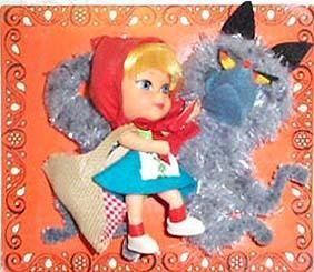 Storybook Kiddle 3546 Liddle Red Riding Hiddle doll 1967-1968