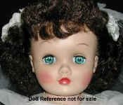 1955-1957 Sayco Glamour Girl Bride doll, 20"