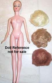 1960s Allied Grand Barbie Clone doll, 11 1/2"