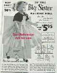 1957 Niresk Big Sister doll, 20"