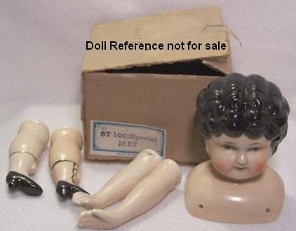 Reproduction Japan China head doll kit