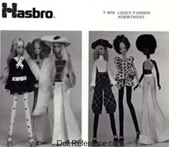Hasbro Leggy Doll clothes 1972 ad Fashion Assortment 