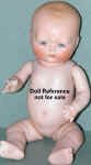 1924 Horsman Tynie Baby doll, 9"