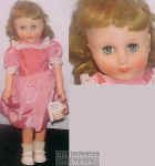 1953 Horsman Cindy Strutter doll, 23"