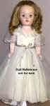 1955-1956 Ideal Bride doll, 19"