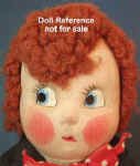 1938 Madame Alexander Bobby Q cloth doll, 12"