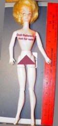 1962 Marx Bonnie multi-jointed doll, 11 1/2"