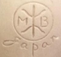 Morimuradoll mark MB inside a circle Japan