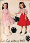 Sears 1957 Sweet Sue - Sunday Best doll & Sweet Sue Collegiate doll ad