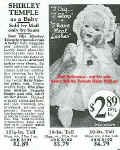 Sears 1935 Shirley Temple Baby doll ad 