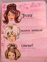 American Character Tressy, Mary Make Up, Cricket booklet