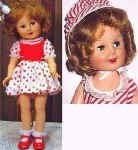 1958 Earle Pullan Curly Dimples doll, 19"