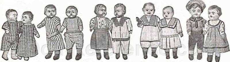 1918 Butler Brothers character dolls advertisement