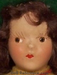 Confetti Dolls, Inc. Storybook type doll 6 1/2"