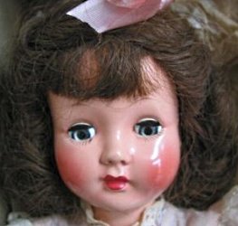 F & B 1950's Honey doll, hard plastic, 16"