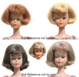 1958 barbie doll identification