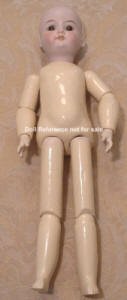 Armand Marseille doll mold 390, with stick legs, 14"