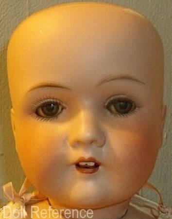 1920 Amberg antique Victory Doll with bisque Fulper socket head, 24" tall,