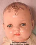 ca. 1924 Effanbee F & B Baby Evelyn doll face, 18" 