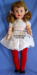1959 Effanbee, F & B Mary Jane doll, 32"