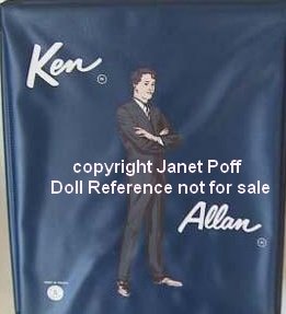Allan doll, French vinyl case 1964
