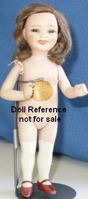 Jeanne Orsini all bisque Didi doll mold 47, 5"