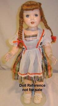 1951 Paris Doll Corp. Rita walking doll, 28"  