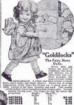 Sears 1921 Goldilocks doll ad
